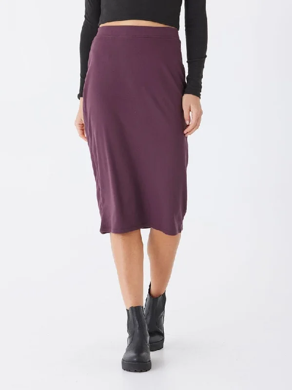 Marla Luxe Rib Midi Skirt