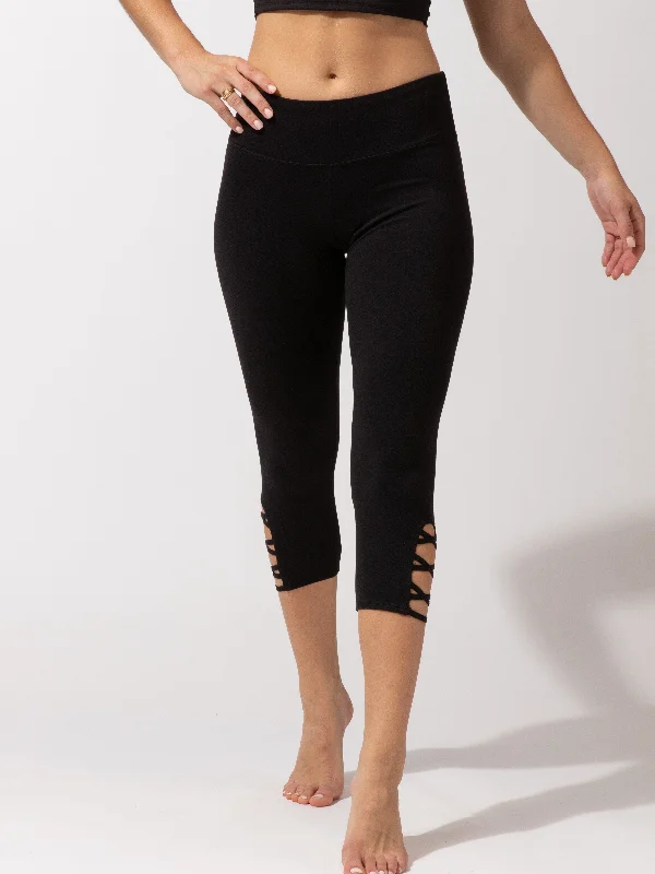 Monica Crop Criss Cross Legging