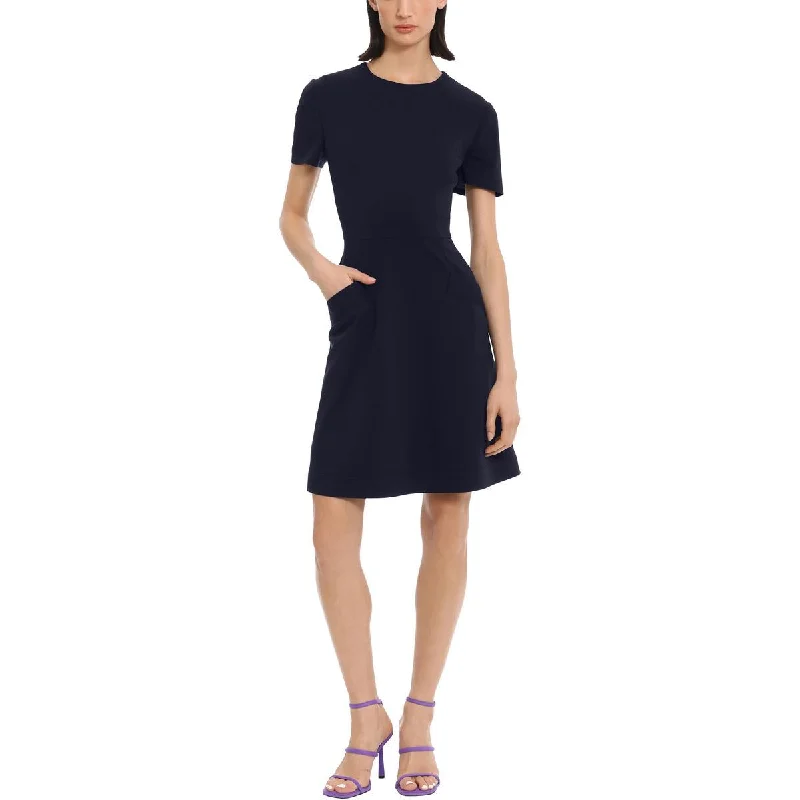 Donna Morgan Womens Plus Career Pocket Wear To Work Dress