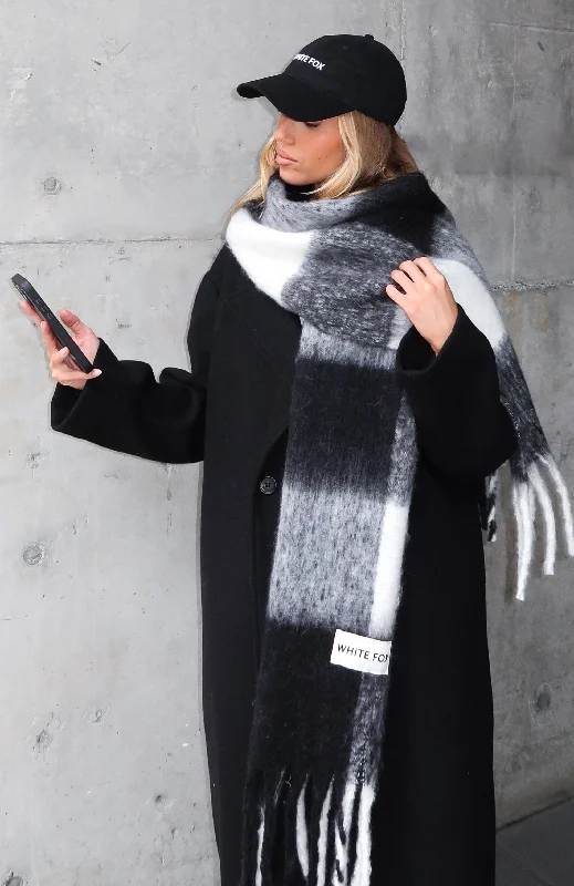Colorado Scarf Black/White