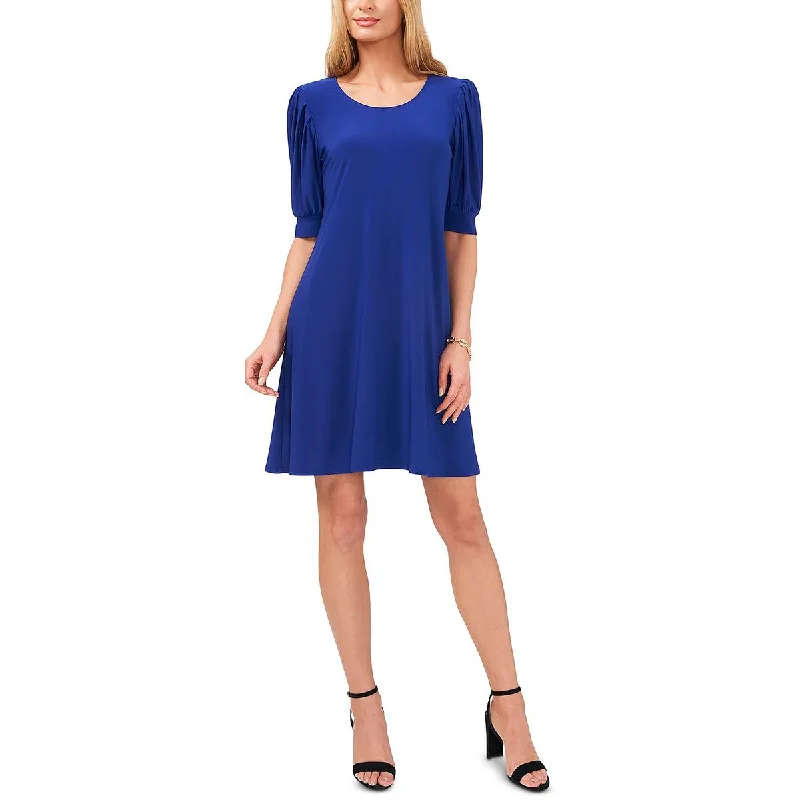 MSK Womens Bishop Sleeve Short Wear to Work Dress
