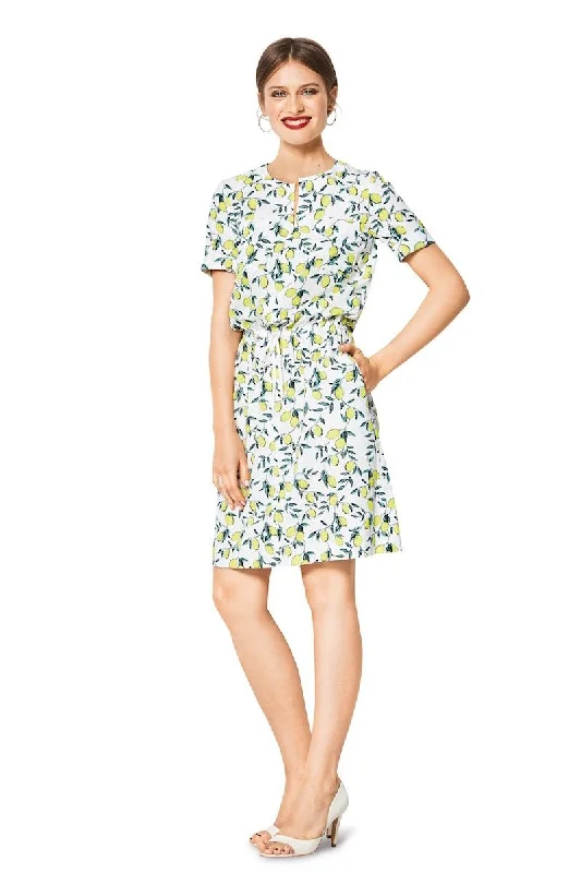 Burda Style 6419 Dress Pattern | Short Sleeves
