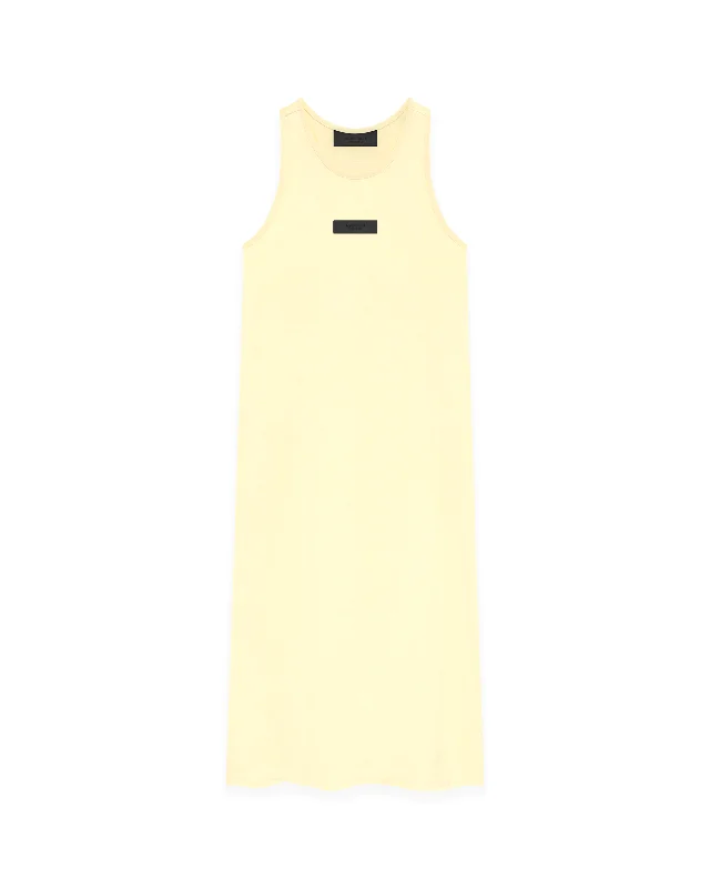 Essentials 3/4 Sleeve Dress - Garden Yellow
