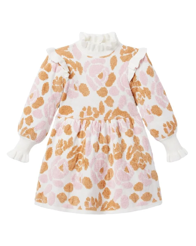 Janie and Jack Floral Sweaterdress