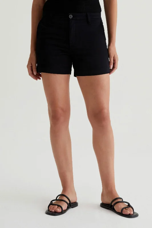 AG WOMEN'S CADEN BLACK COTTON SHORT