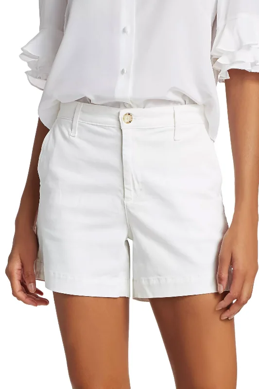AG WOMEN'S CADEN WHITE COTTON SHORT