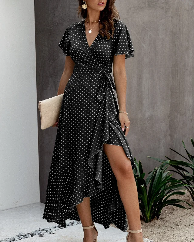 Women Polka Dot Party Dress