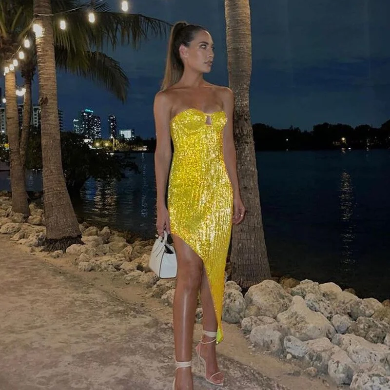 Women Sequin Party Dress