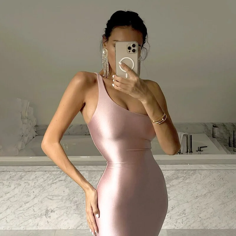 Women's One Shoulder Dress