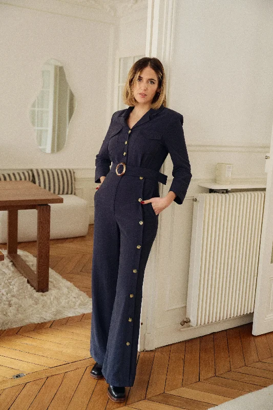 Adaline Jumpsuit - Blue