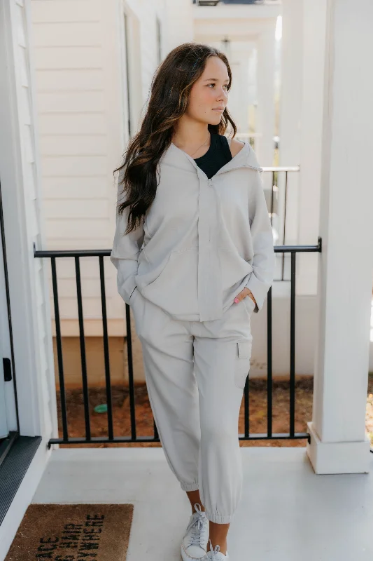 Kari Pointe Knit Hoodie Jacket