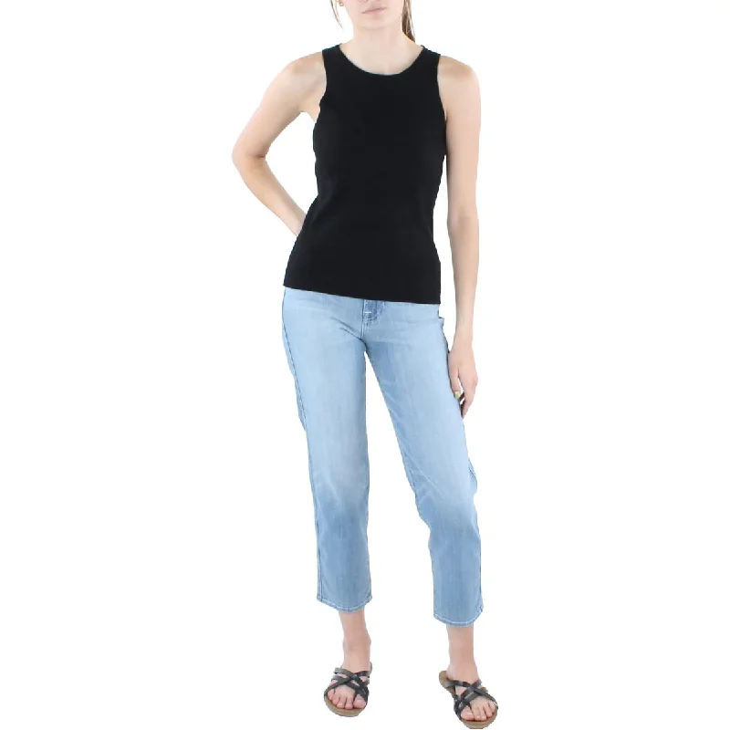 Lucy Paris Womens Knit Sleeveless Tank Top Sweater