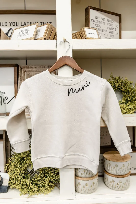 Mini Kids Graphic Crewneck