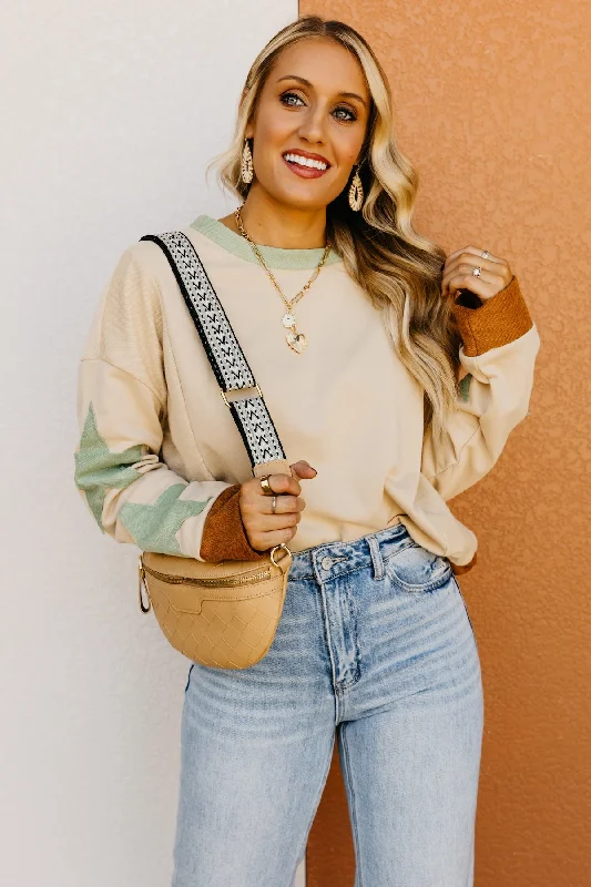 The Ellianna Star Sleeve Raglan Sweatshirt