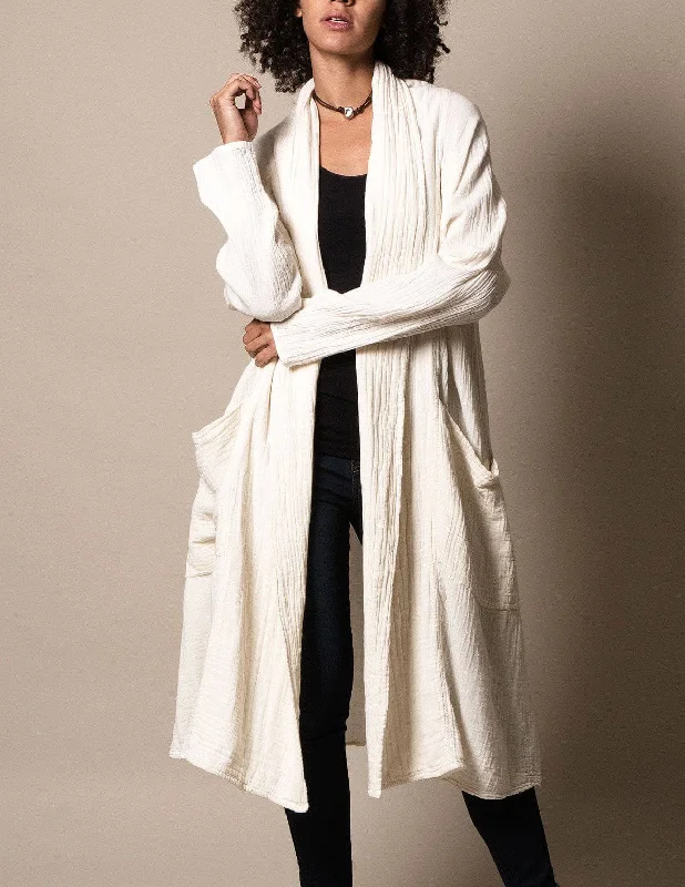 Brenley Wrap Jacket - Ivory
