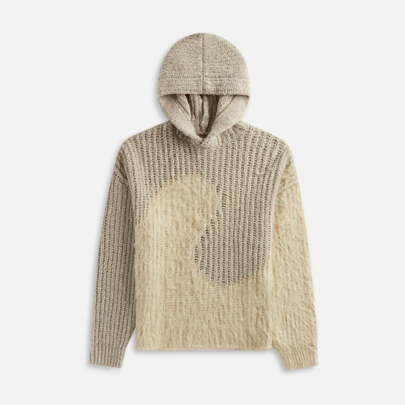 ERL Unisex Silk Swirl Hoodie - Grey
