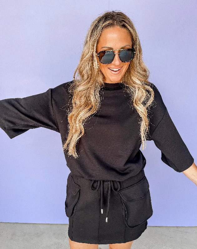 Where You Go Short Sleeve Sweatshirt