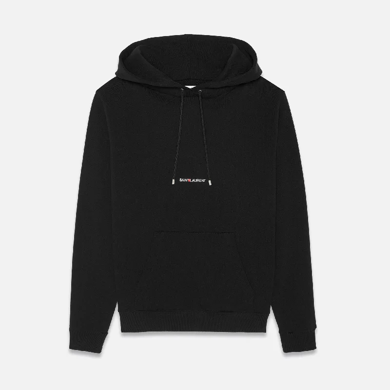 Saint Laurent Rive Gauche Hoodie - Black
