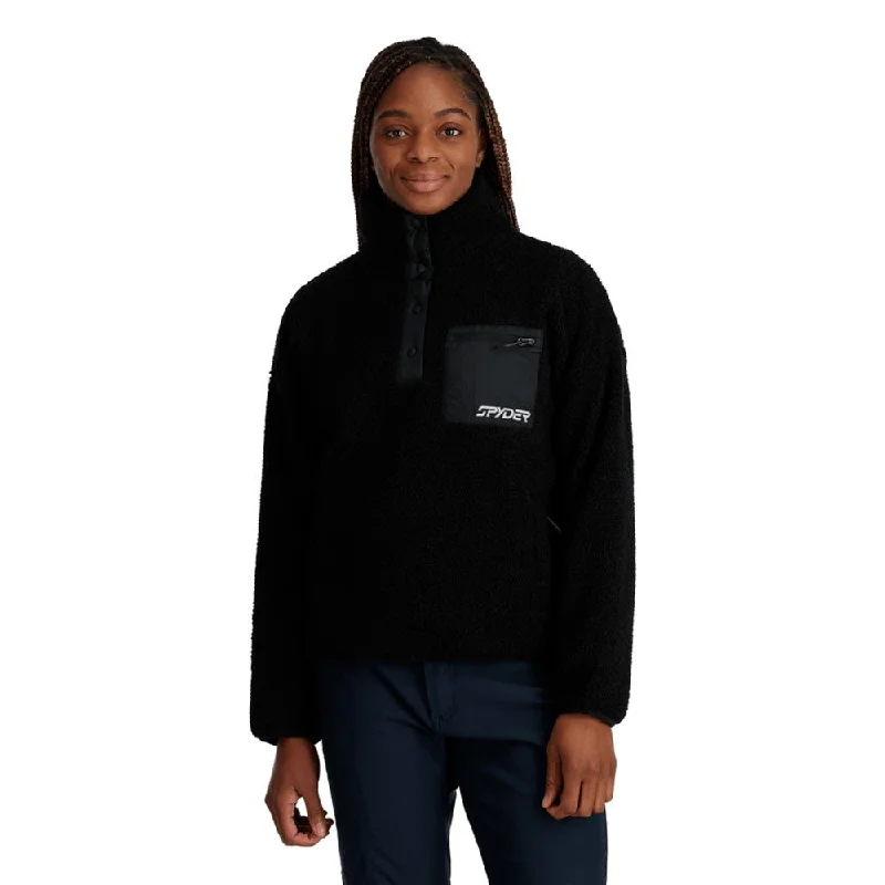 Spyder Cloud Womens Fleece Snap Pullover 2024