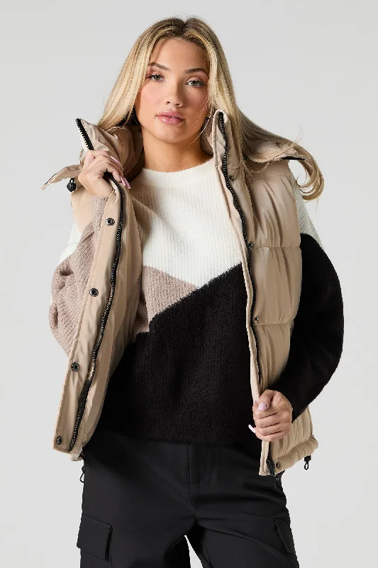Hooded Puffer Vest