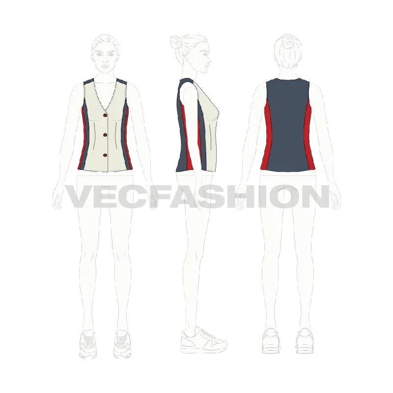 Women's Stylish Waistcoat