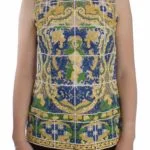 Dolce & Gabbana Embroidered Sleeveless Tank Top