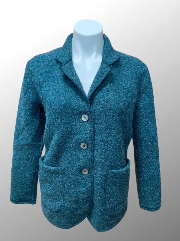 Boiled Wool Pocket Blazer