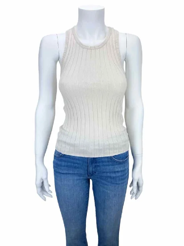 Splendid Collection Women's Rare Moonstone Ione Sweater Tank Ivory Size S