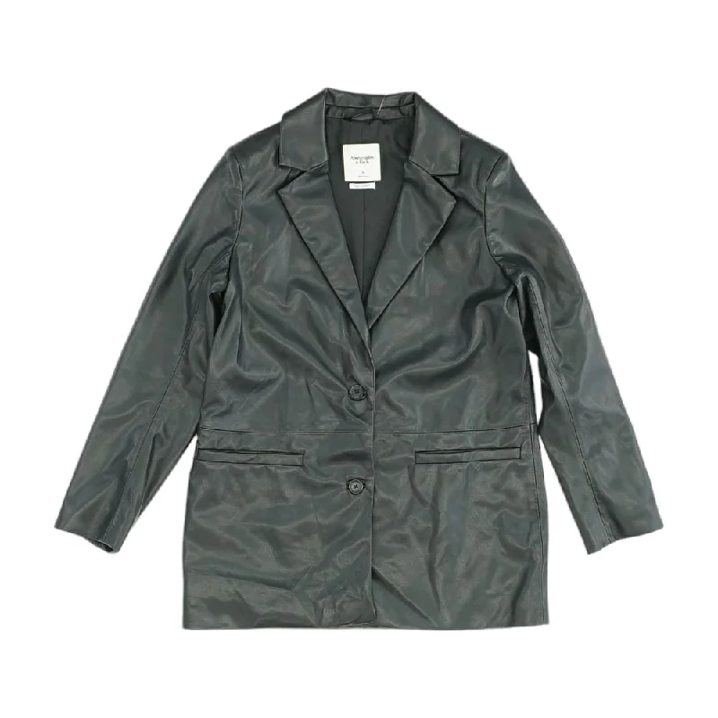 Black Solid Blazer