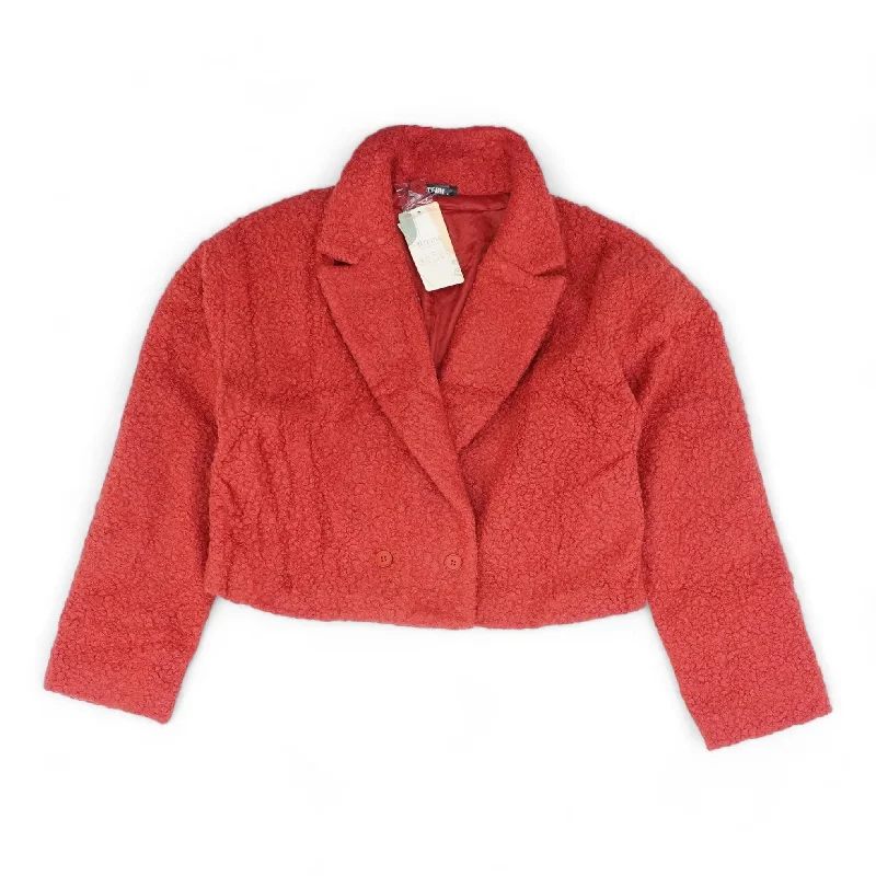 Red Solid Blazer