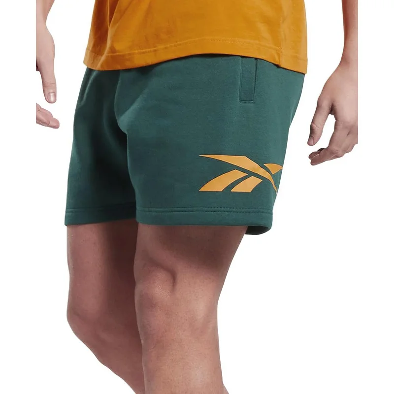 Reebok Mens Vector Relaxed Fit Fitness Shorts