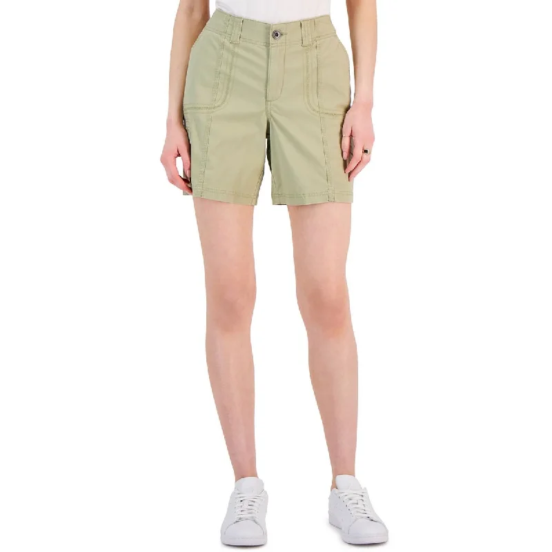 Style & Co. Womens Button Summer Cargo Shorts