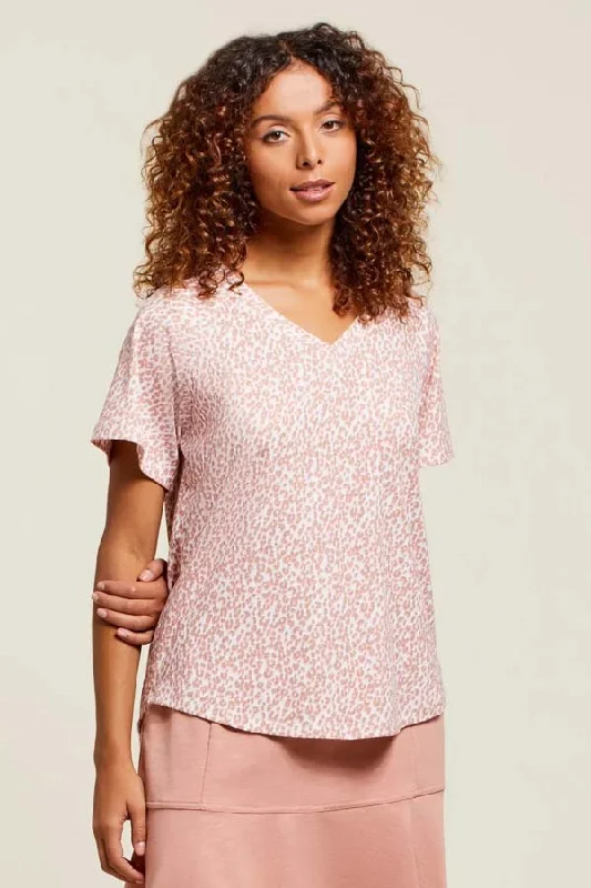 Tribal Short Sleeve Raglan Top