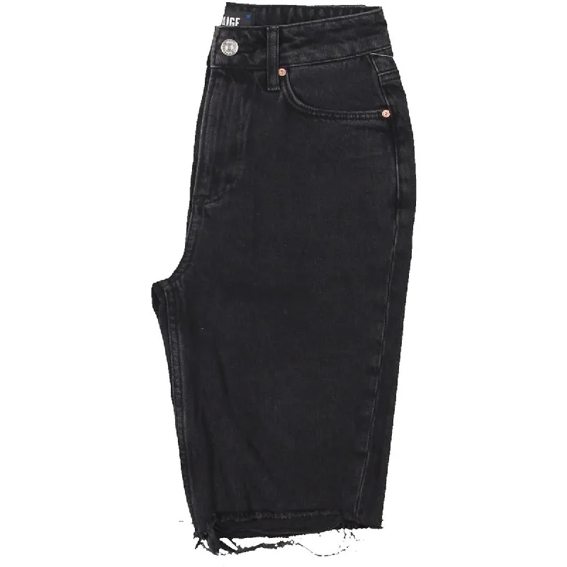 Paige Womens Robbie Frayed Hem Denim Denim Shorts