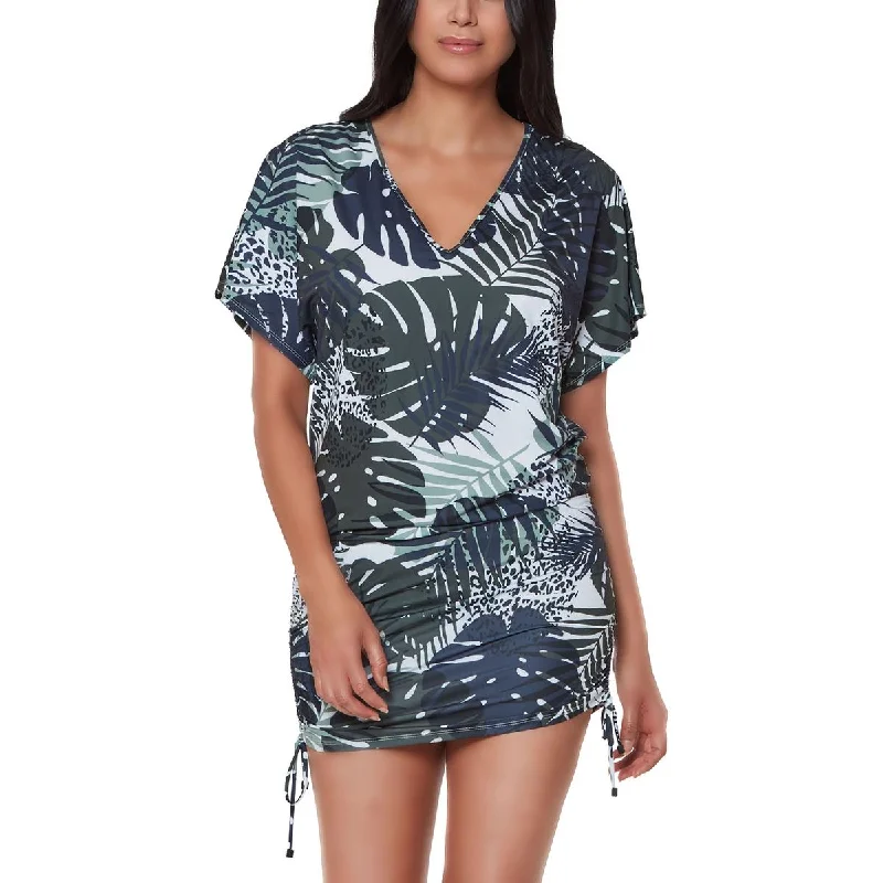 Bar III Womens Summer Printed Cover-Up