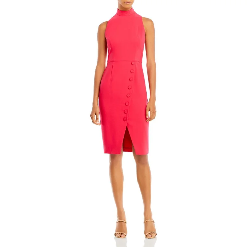 Black Halo Womens  Sofie Formal Midi Sheath Dress