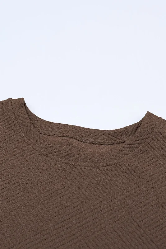 Drawstring Waist Knit Pants and Top