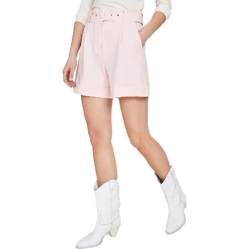 Guess Womens Diane Crepe Short Flat Front Tie-Waist/belted