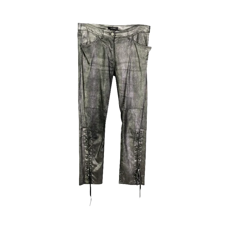 Isabel Marant Silver Pants - Women's 42