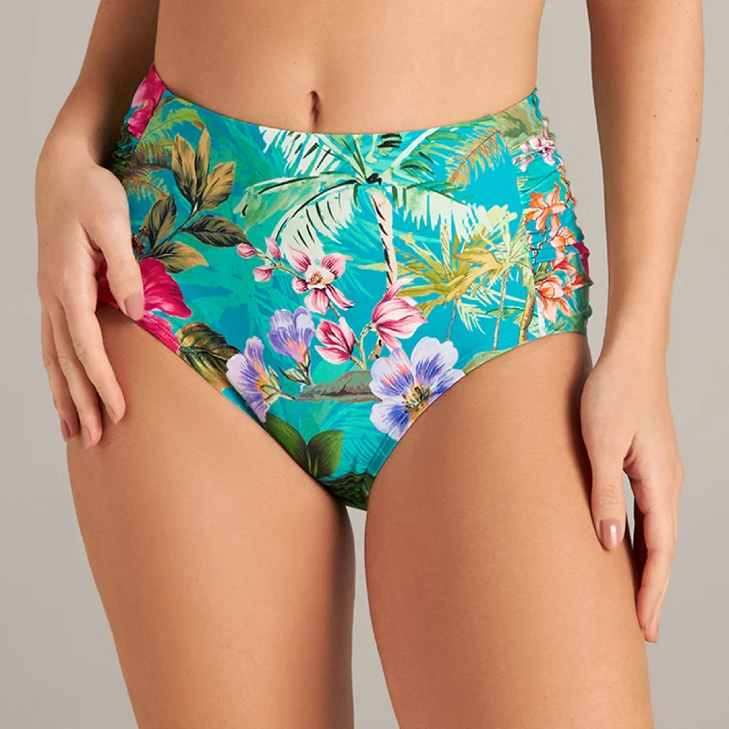 PALMS & TROPICS SIDE SHIRRED COMFORT CORE BOTTOM