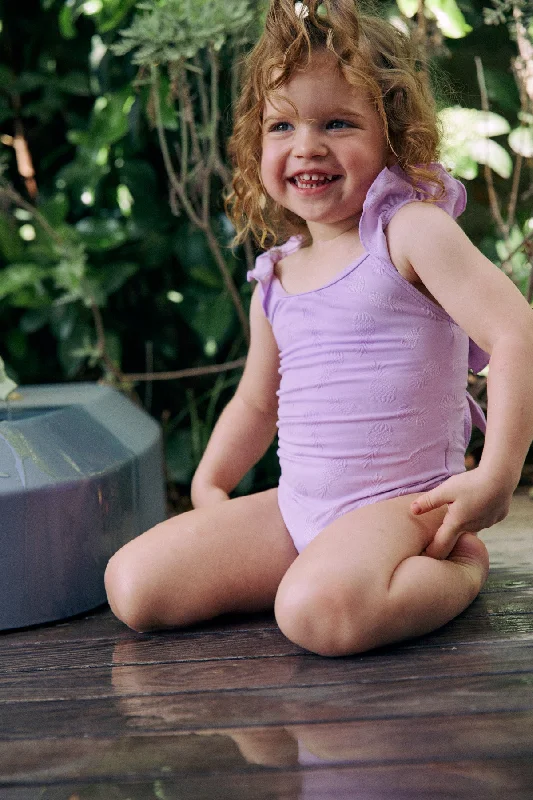 GOTTEX KIDS PINEAPPLE ROUND NECK ONE PIECE SWIMSUIT