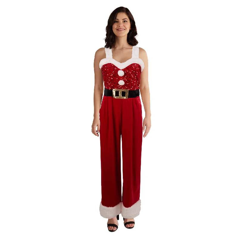 Comfy Cozy Women's Santa Jumpsuit