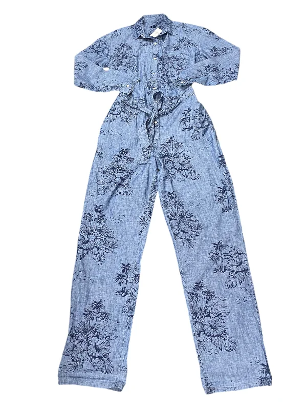 Jumpsuit By Gap In Blue Denim, Size: M