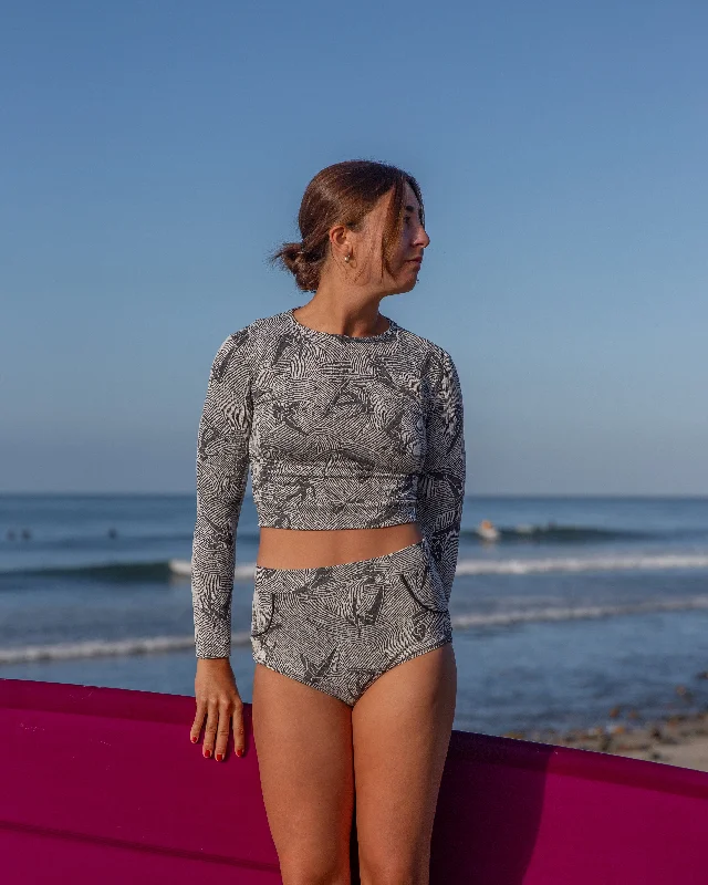 Palomar Crop Top Rashguard - Night Glide