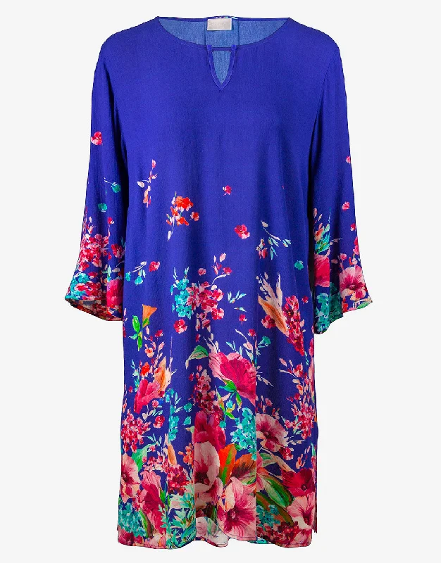Spring Invite Tunic - Lilac Flowers