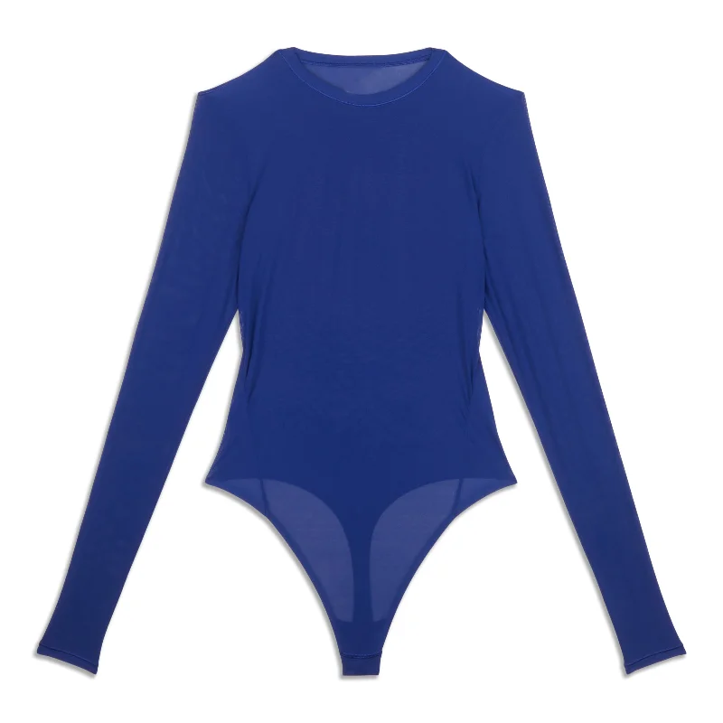 Long-Sleeve Crewneck Bodysuit - Resale