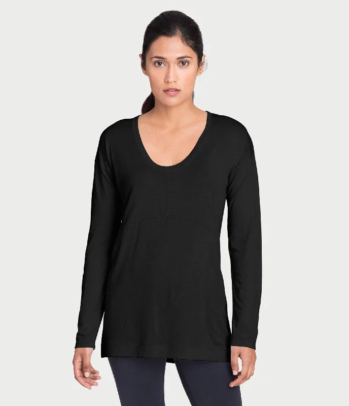 Pima Deconstructed Long Sleeve Tee