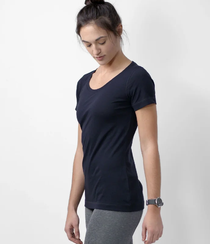 Pima Scoop Neck Tee