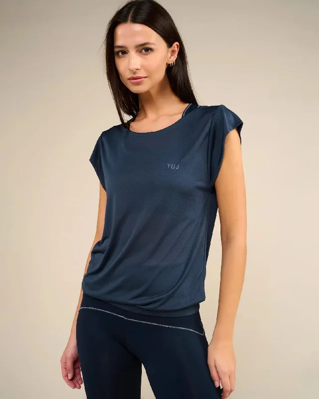 Yoga t-shirt ash blue SOFTEE